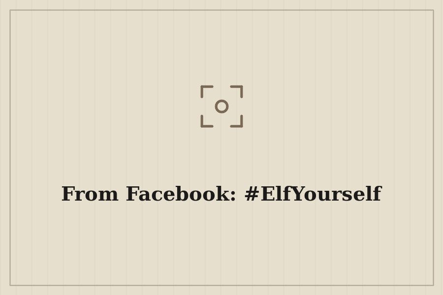 From Facebook: #ElfYourself — cover