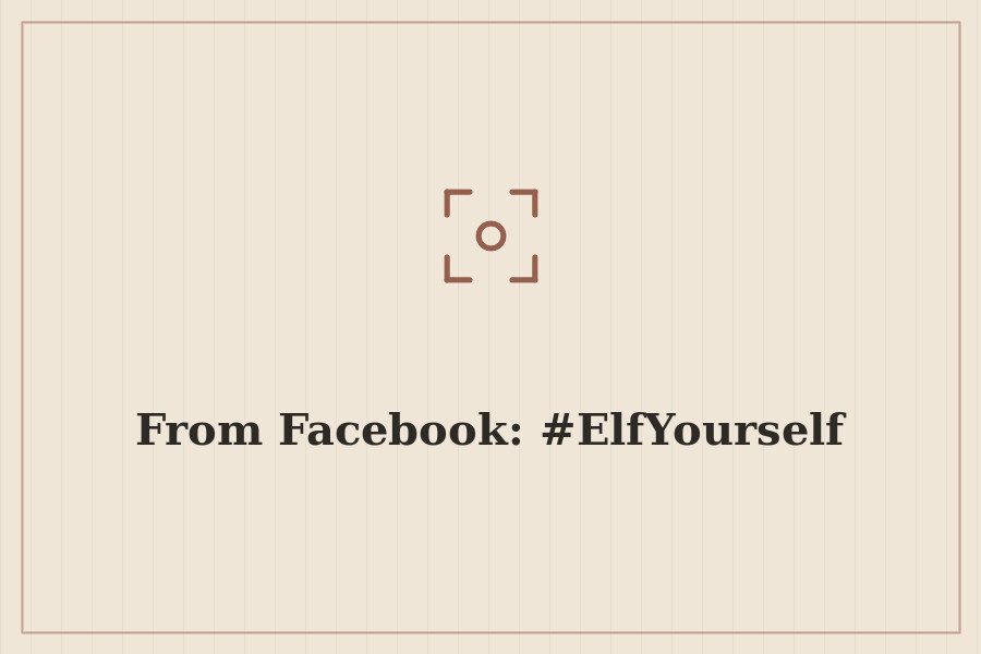 From Facebook: #ElfYourself — cover