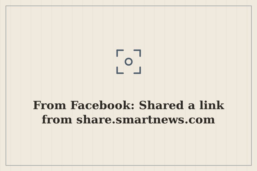 From Facebook: Shared a link from share.smartnews.com — cover