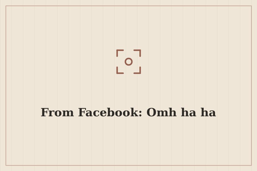 From Facebook: Omh ha ha — cover