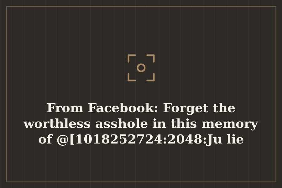 Photo: Forget the worthless asshole in this memory of @[1018252724:2048:Julie Falk] and I…
