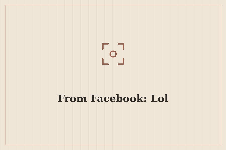 From Facebook: Lol — cover