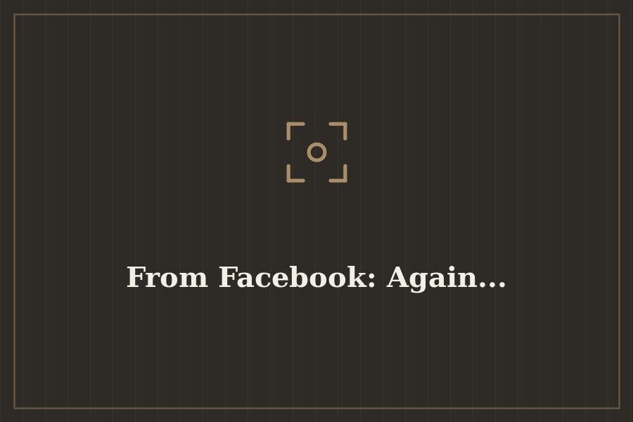 From Facebook: Again... — cover