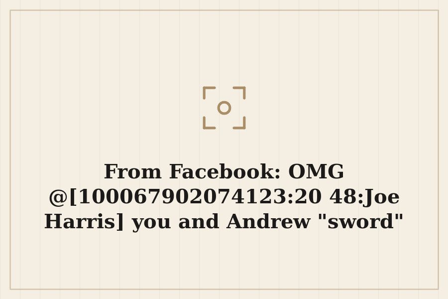 Photo: OMG @[100067902074123:2048:Joe Harris] you and Andrew "sword" fighting lol.