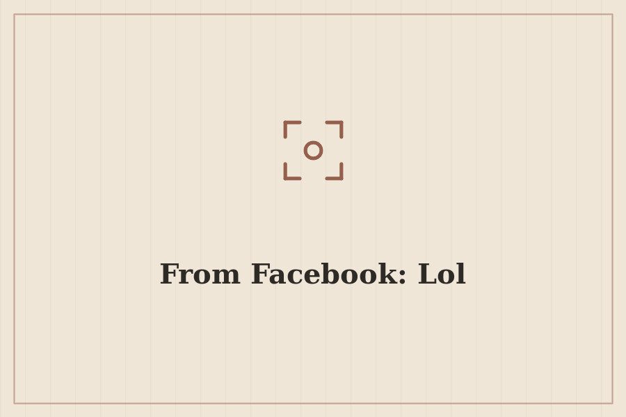 From Facebook: Lol — cover