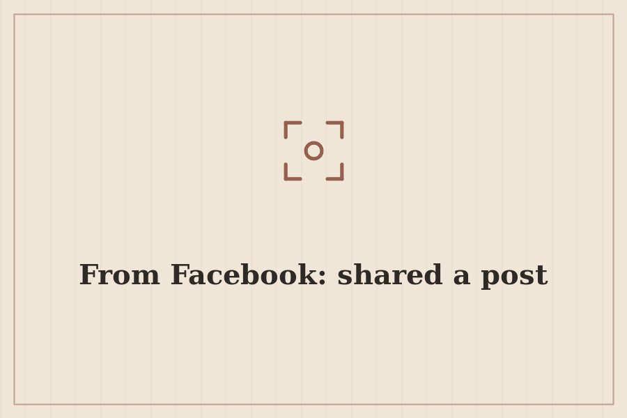 From Facebook: shared a post — cover