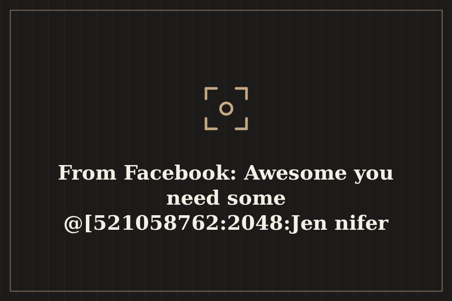 Photo: Awesome you need some @[521058762:2048:Jennifer Telfer - Mellen] time now.