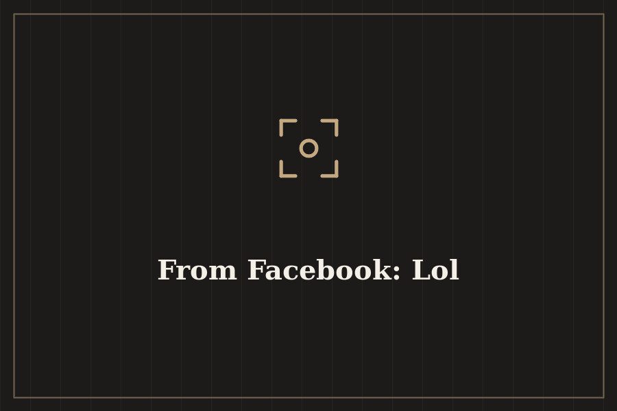 From Facebook: Lol — cover