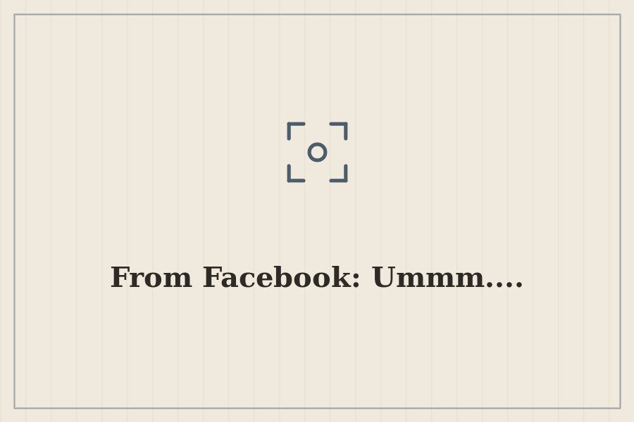 From Facebook: Ummm.... — cover