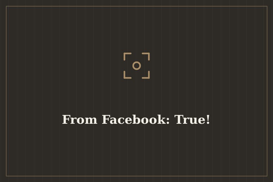 From Facebook: True! — cover