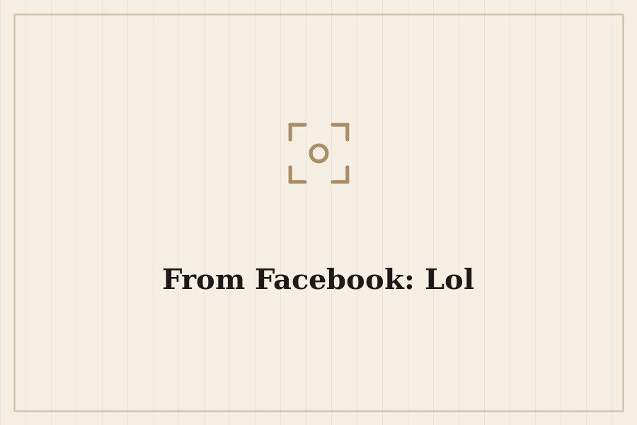 From Facebook: Lol — cover