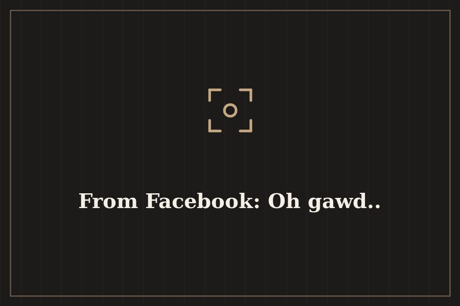 From Facebook: Oh gawd.. — cover