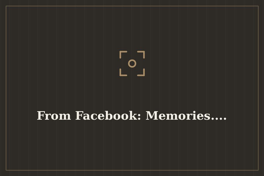 From Facebook: Memories.... — cover
