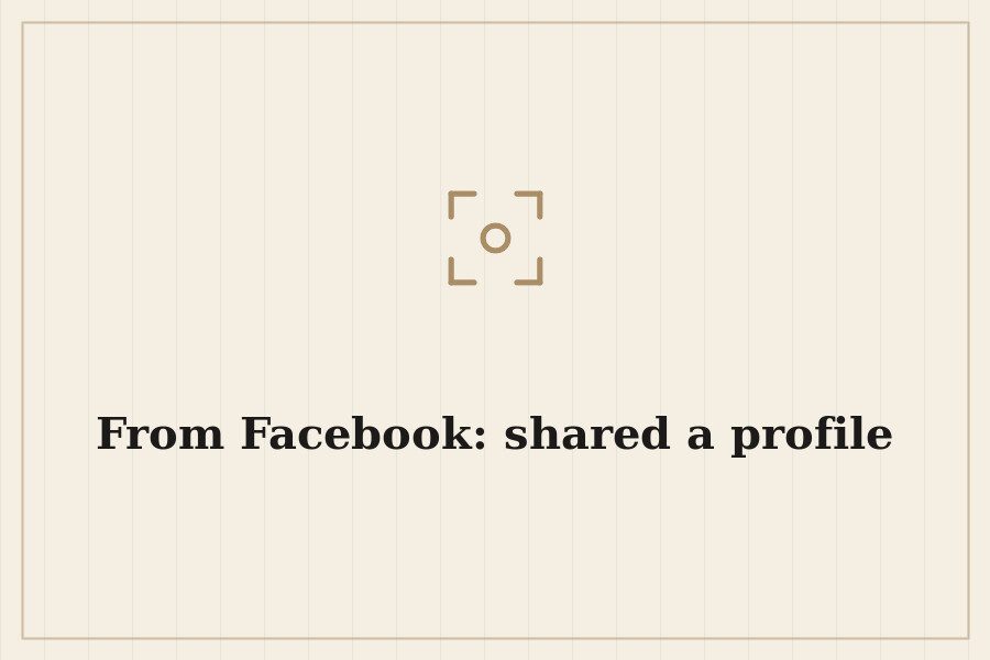 From Facebook: shared a profile — cover