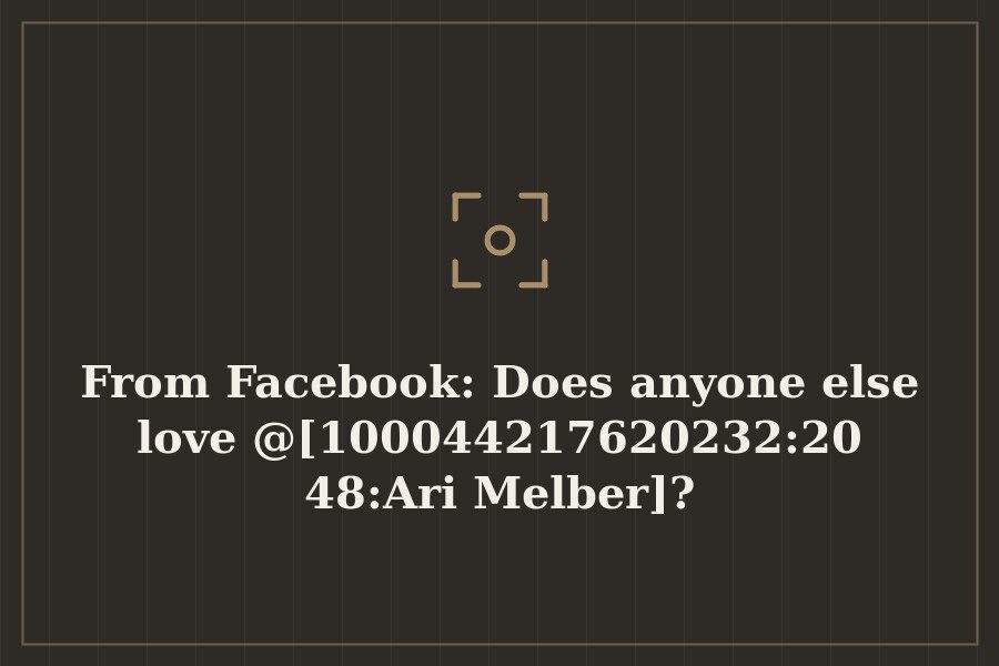 Photo: Does anyone else love @[100044217620232:2048:Ari Melber]?