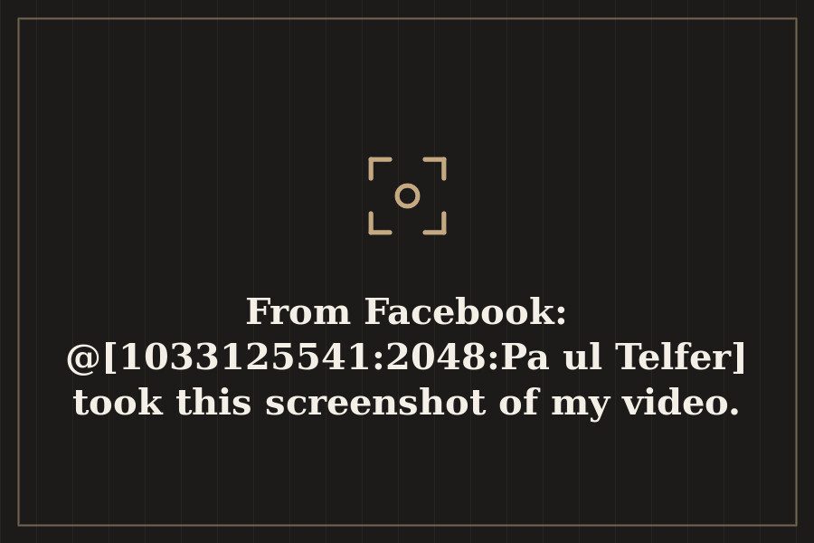 Photo: @[1033125541:2048:Paul Telfer] took this screenshot of my video.