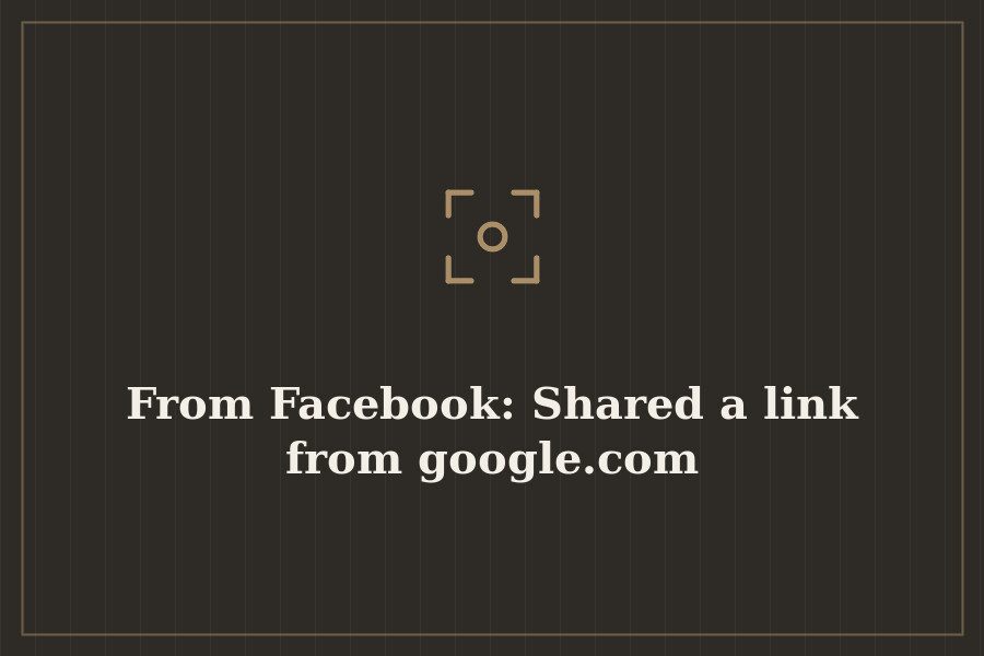 From Facebook: Shared a link from google.com — cover