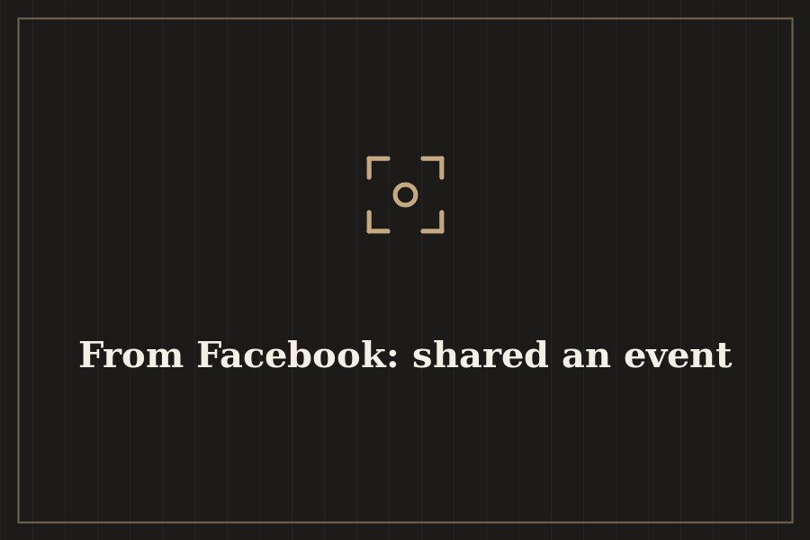 From Facebook: shared an event — cover