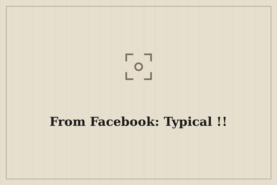From Facebook: Typical !! — cover