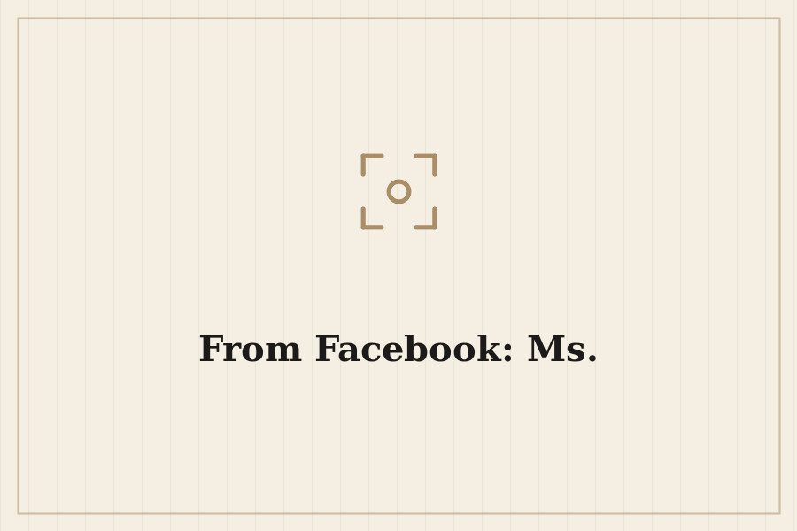 From Facebook: Ms. — cover