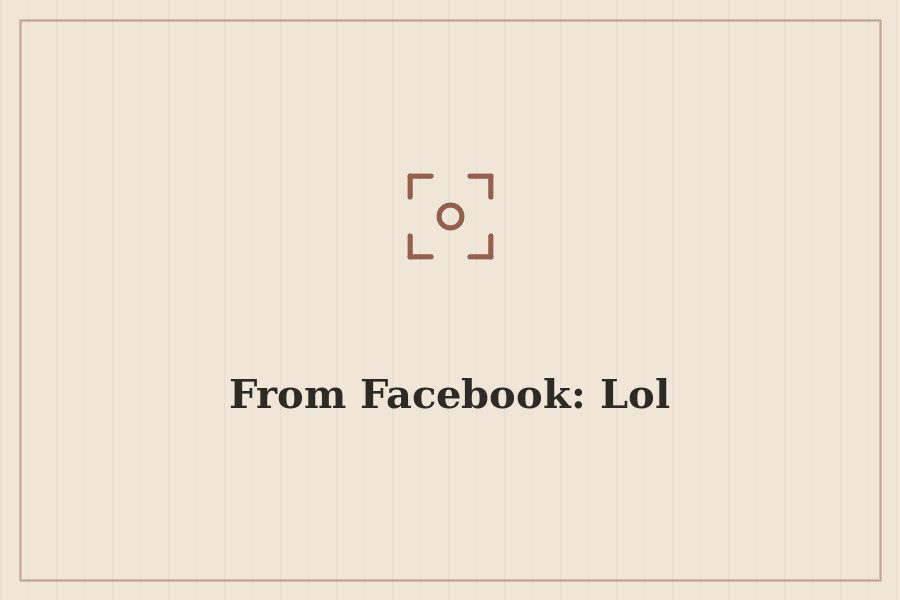 From Facebook: Lol — cover