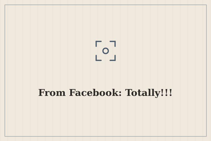 From Facebook: Totally!!! — cover
