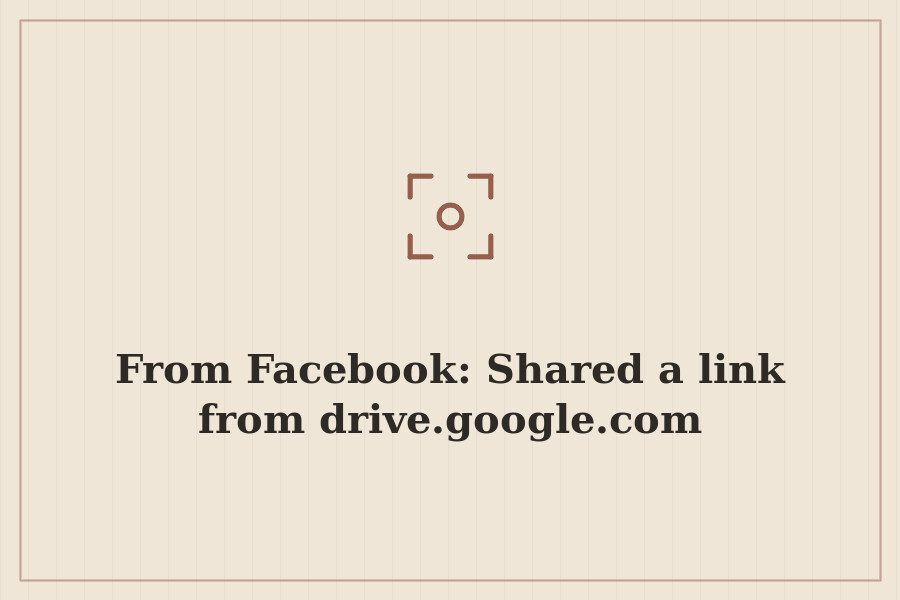 From Facebook: Shared a link from drive.google.com — cover