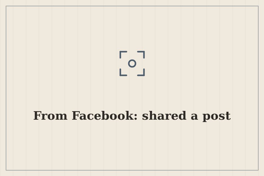 From Facebook: shared a post — cover