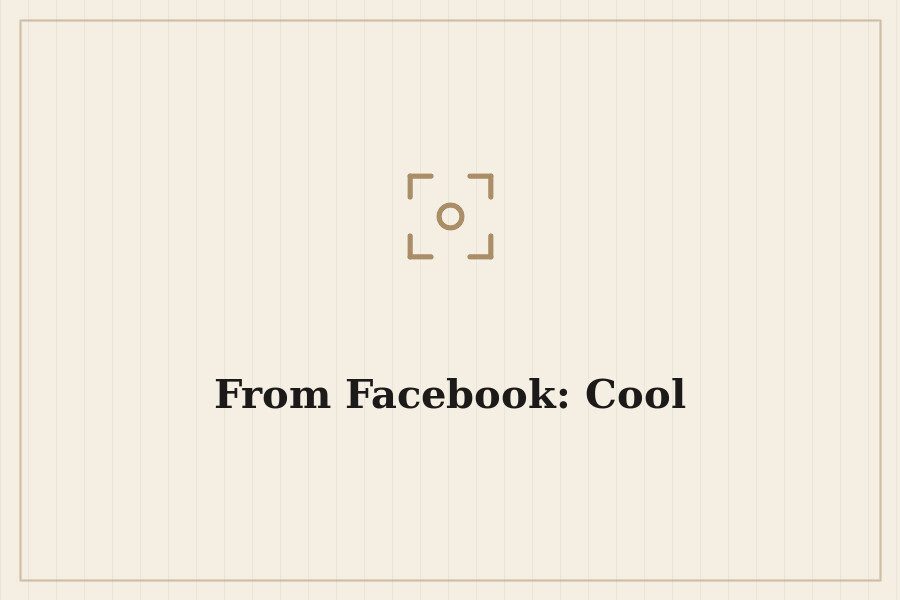 From Facebook: Cool — cover