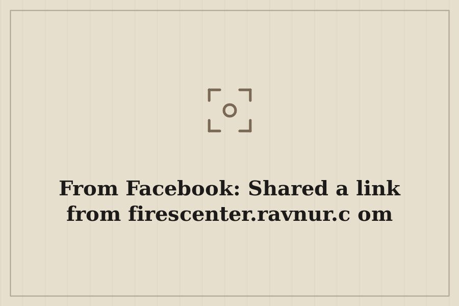 From Facebook: Shared a link from firescenter.ravnur.com — cover