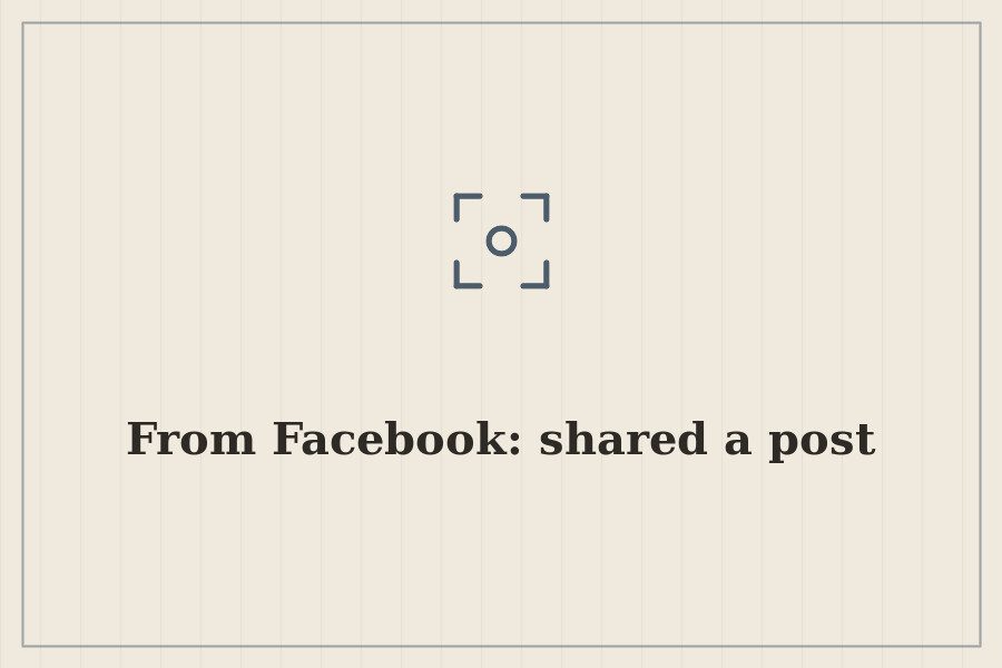 From Facebook: shared a post — cover