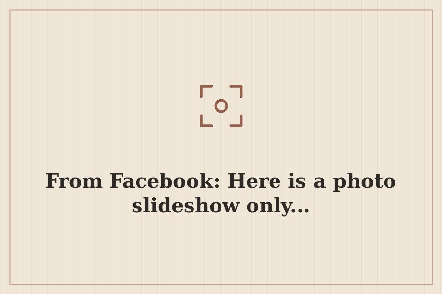 From Facebook: Here is a photo slideshow only... — cover