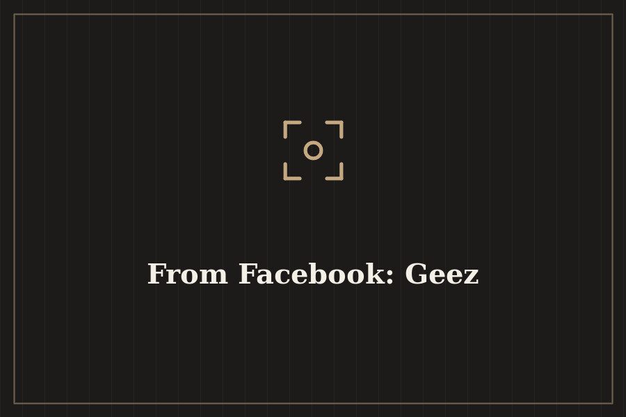 From Facebook: Geez — cover