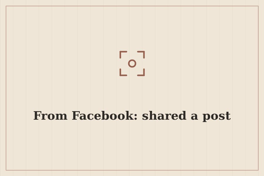 From Facebook: shared a post — cover
