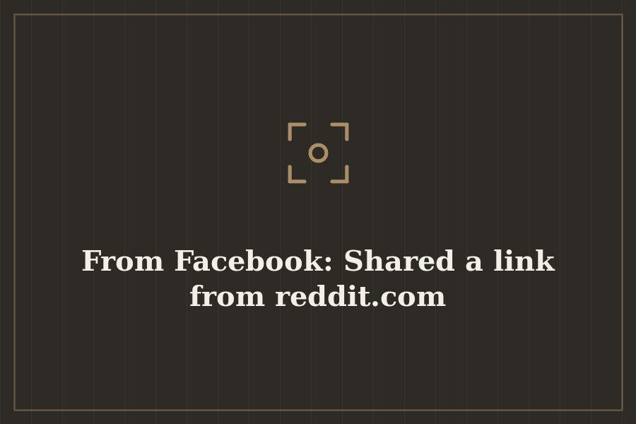From Facebook: Shared a link from reddit.com — cover