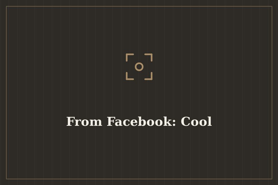 From Facebook: Cool — cover