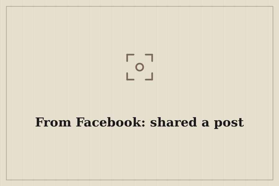 From Facebook: shared a post — cover