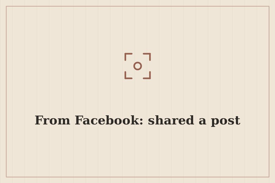 From Facebook: shared a post — cover