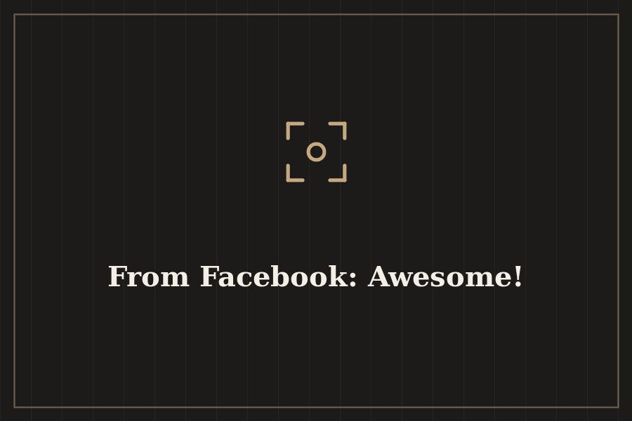 From Facebook: Awesome! — cover