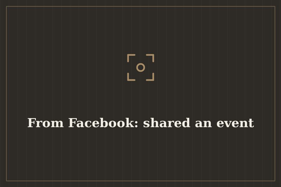 From Facebook: shared an event — cover