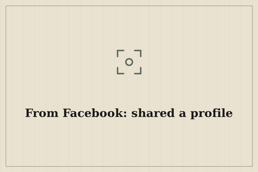 From Facebook: shared a profile — cover