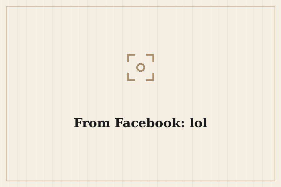 From Facebook: lol — cover