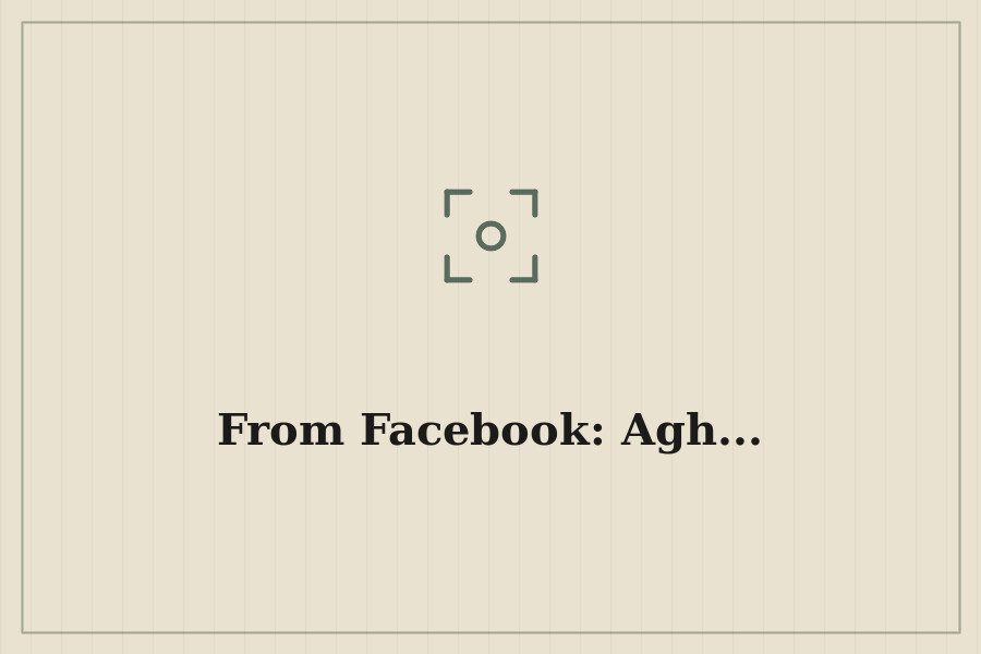 From Facebook: Agh... — cover