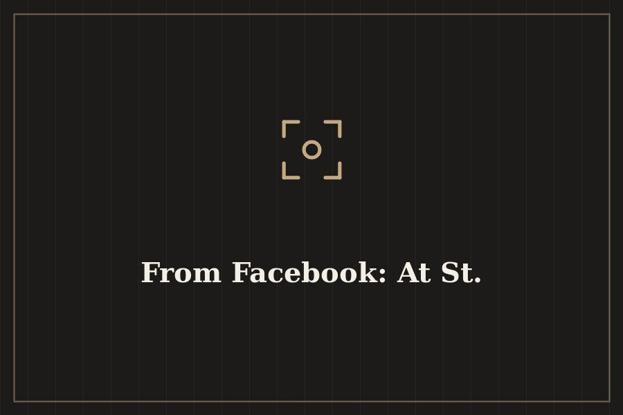 From Facebook: At St. — cover