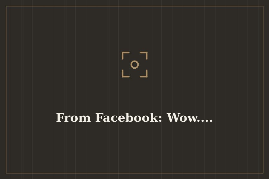 From Facebook: Wow.... — cover