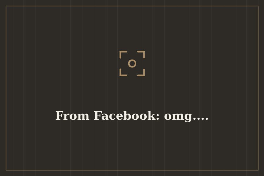 From Facebook: omg.... — cover