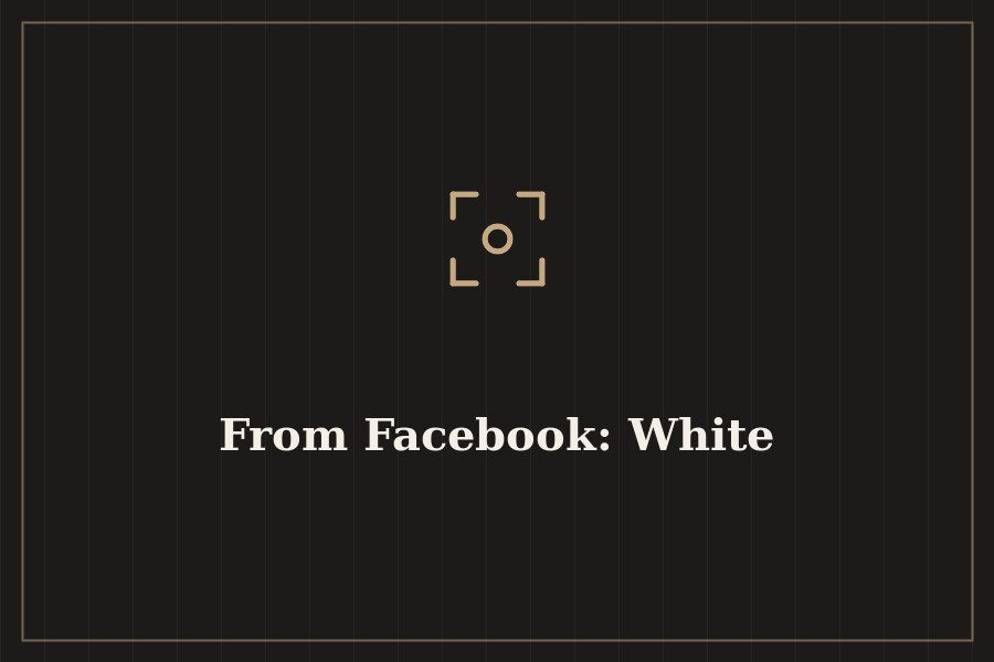 From Facebook: White — cover